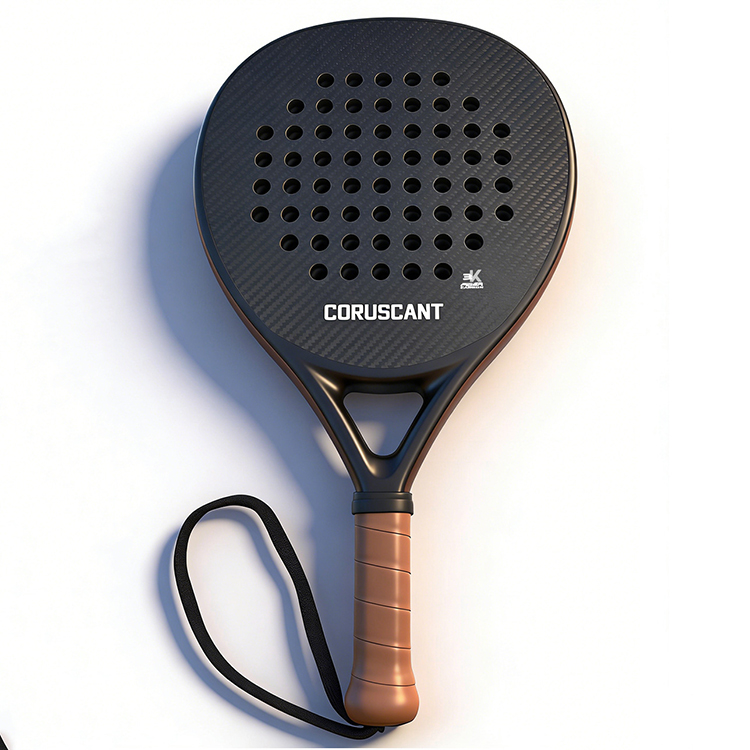 Padel Racket Carbon - Çok yönlü karbon fiber malzemeden üretilmiş
