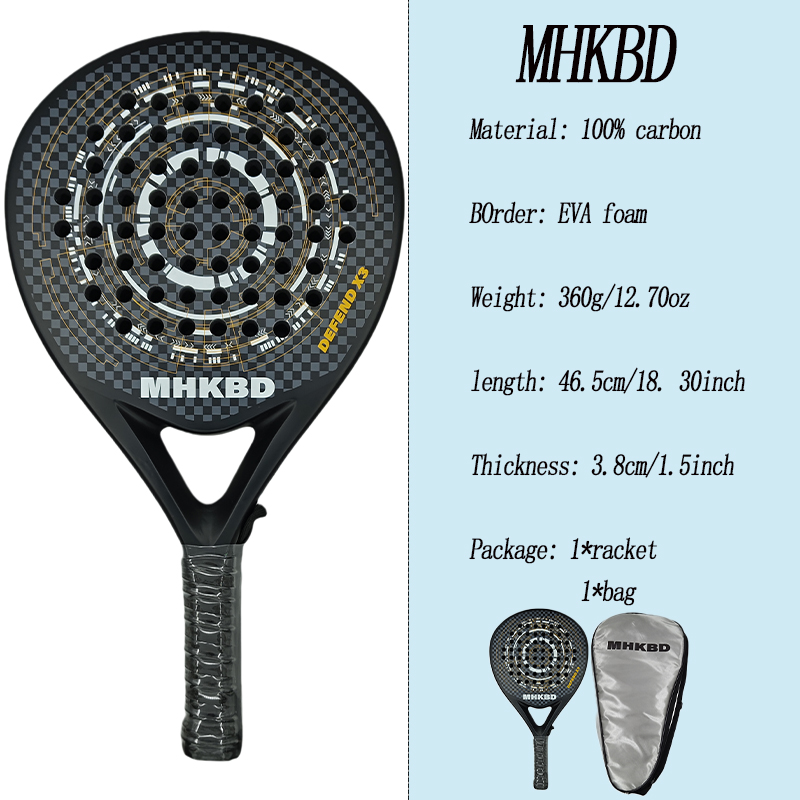 MHKBD Karbon Fiber Padel Raket - Padel Racket Carbon incelemesi ve fiyatı